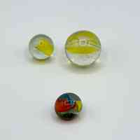 Glass Playing Marbles (group of 3) - Image 2