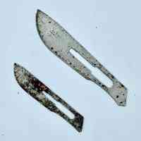 Surgical scalpel blade, size 22