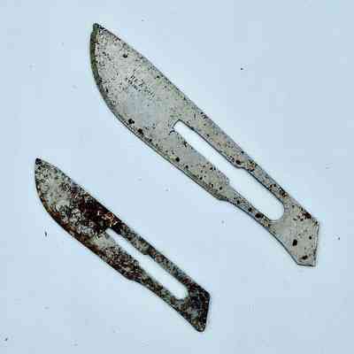 Surgical scalpel blade, size 22