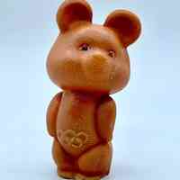 Olympic mascot figurine "Misha" (Олимпийский Мишка / Olympic Bear), 1980 Moscow Summer Olympics