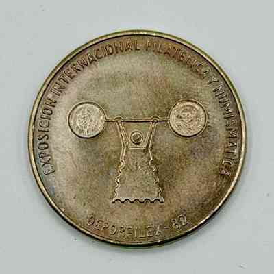 Commemorative medal — DEPORFILEX-82 International Philatelic and Numismatic Exposition