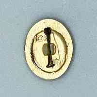 Lenin lapel badge, gold‑marked - Image 2