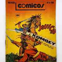Revista Cómicos, Nº 6/88 (Cuban comics magazine) — cover feature "Kombey y el samurai"