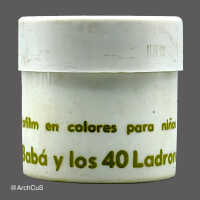 Color filmstrip ("diafilm"), titled "Alí Babá y los 40 ladrones"