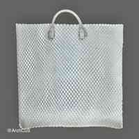 Net shopping bag (jaba), white