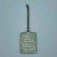 Promotional keychain, Ferrocarriles de Cuba — División Occidente - Image 3