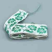 embroidered trim
