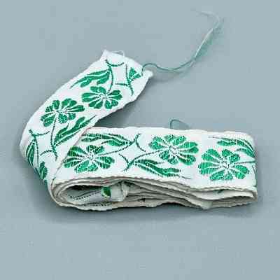 embroidered trim