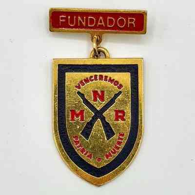 Founding member's badge (Fundador), Milicias Nacionales Revolucionarias (MNR)