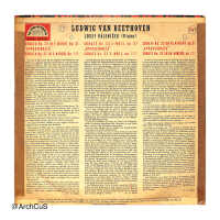 LP record album — Beethoven, Appassionata (Op. 57) & Sonata No. 32 (Op. 111), Josef Páleníček, piano (Supraphon SUA 10096), jacket and disc - Image 2