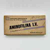 Aminophylline I.V. injectable ampoules, boxed