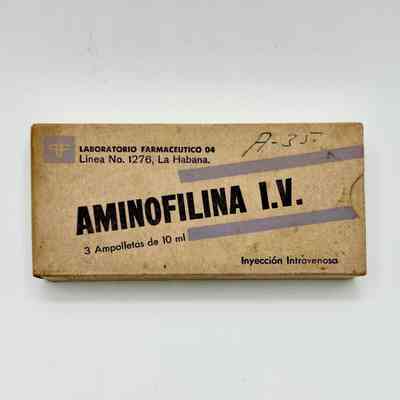 Aminophylline I.V. injectable ampoules, boxed