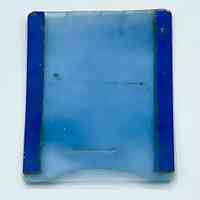 Hand-made ID card holder (sleeve) made from X-ray film and tape