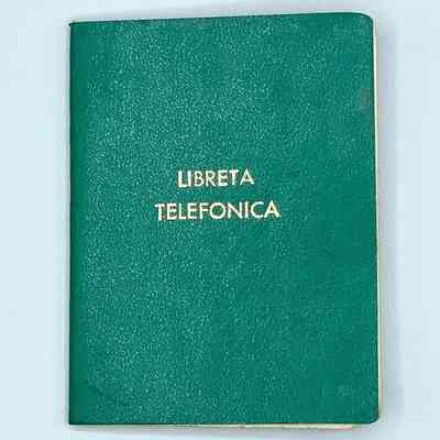 Telephone address book ("Libreta Telefónica"), Banco Popular de Ahorro — Sancti Spíritus