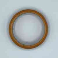 Bangle bracelet, butterscotch/amber plastic (Jablonec) - Image 3