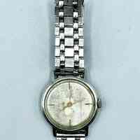 "Poljot" (ПОЛЁТ) automatic wristwatch, Soviet, with Cuban FAR presentation engraving