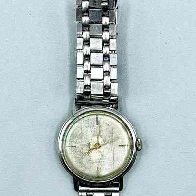 "Poljot" (ПОЛЁТ) automatic wristwatch, Soviet, with Cuban FAR presentation engraving