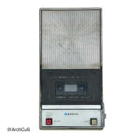 Sanyo Model M2100X Portable Cassette Recorder, with Carrying Case - Image 2