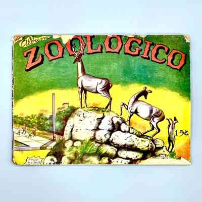 "Álbum Zoológico" — collectible postalita album (Ediciones Mariví)