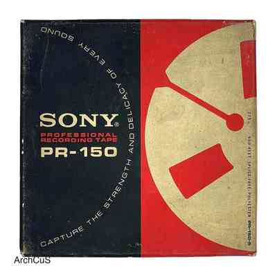 Home-recorded reel-to-reel tape, "Cinta #6," in Sony PR-150 box