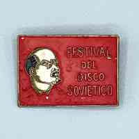 Event badge — "Festival del Disco Soviético"