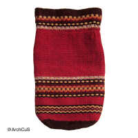 Patterned drawstring pouch