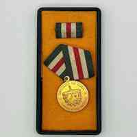 Commemorative medal of the National Literacy Campaign (Alfabetización) — cased set with service ribbon bar - Image 2