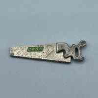 "CUBA" souvenir keychain fob, miniature handsaw - Image 2