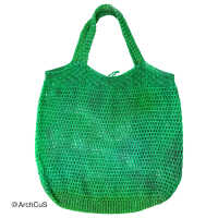 Crochet-style net shopping bag ("jaba")