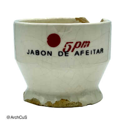 shaving soap cup, 5PM