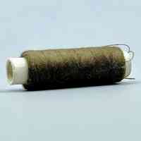 Spool of sewing thread, brown