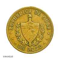 Cuba 1‑peso coin, 1986 - Image 2