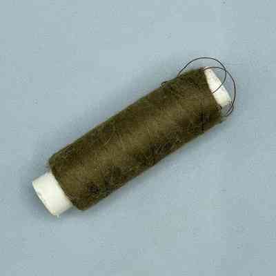 thread spool, brown