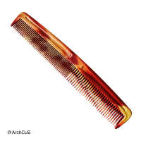 Plastic dressing comb, tortoiseshell-effect