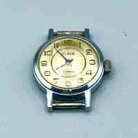 "Slava" (Слава) wristwatch head, 7 jewels — no strap - Image 4