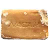Bar of "Nácar" bath soap (tan/amber)