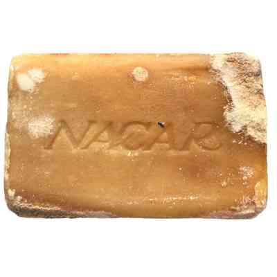 Bar of "Nácar" bath soap (tan/amber)