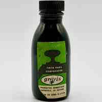 Bottle of "Graffis" rubber-stamp ink