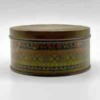 Decorative lithographed tin (round slip-lid canister) - Image 2