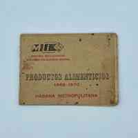 ration booklet