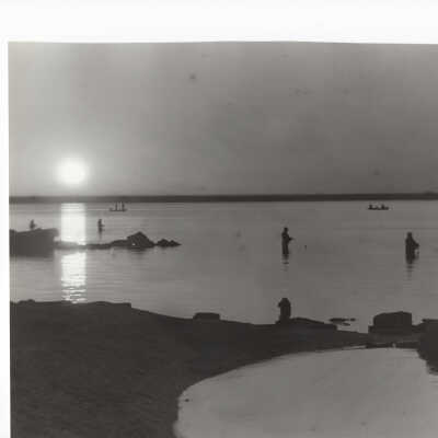 Men fishing in Bay