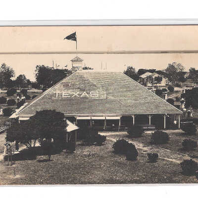 B.Y.P.U. Auditorium, With BYPU Texas on roof