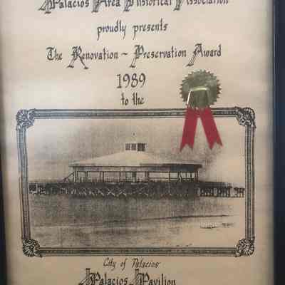 PAHA Reno-Preservation Award to Palacios Pavilion