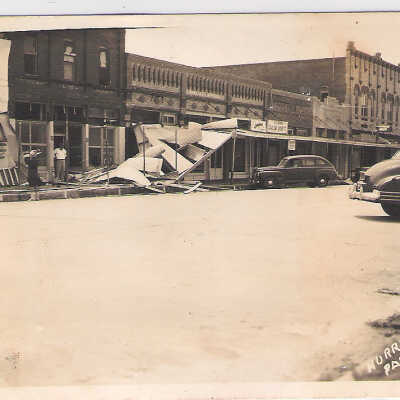 Hurricane Damage on Commerce Street