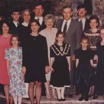 Gladys and Garland Brooking and Family