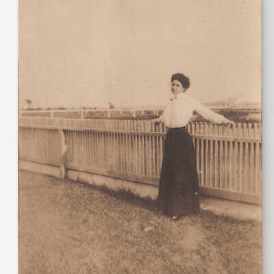 Opal Price Yard with lady