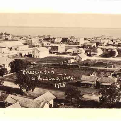 Birds Eye View of Palacios, 1925