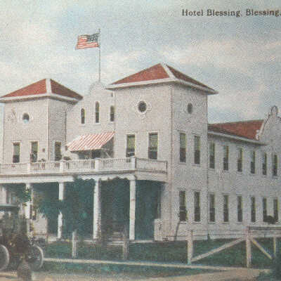 Hotel Blessing Postcard