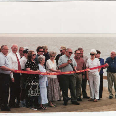Pavilion, Ribbon cutting