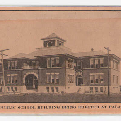 New Public School Building Being Erected